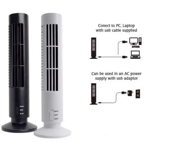USB tower fan