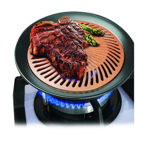 Indoor On Gas Non Stick Stainless Steel Grill Healthy & Smoke Less Gotham Grill 1770 - DaZzoOL Indoor On Gas Non Stick Stainless Steel Grill Healthy & Smoke Less Gotham Grill 1770 - DaZzoOL