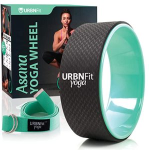 Yoga Wheel And Strap Set For Stretching And Increased Flexibility (Roller) URBNFit Yoga Wheel And Strap Set For Stretching And Increased Flexibility (Roller) URBNFit
