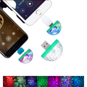 LED Small Magic Ball 4W Sound Control Party Music Crystal -  - dazzool.com