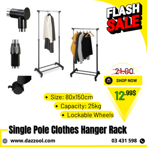 Adjustable Single Pole Clothes House - dazzool.com Adjustable Single Pole Clothes House - dazzool.com