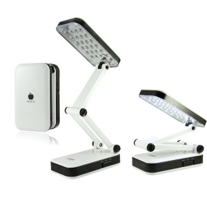 Portable LED Desk Lamp, Reading Light, Foldable & Rechargeable DP-666