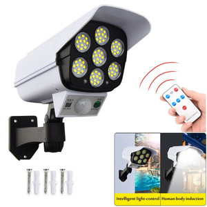 Solar Charging Motion Sensor Light Surveillance Camera Shape Solar Charging Motion Sensor Light Surveillance Camera Shape