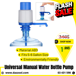Manual Water Bottle Pump-dazzool.com