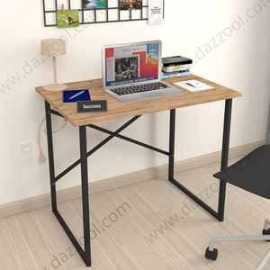 Office Desk Study Desk Laptop Computer Desk Metal/Wood (D60xW90xH75cm) OSD-001 by dazzool.com Office Desk Study Desk Laptop Computer Desk Metal/Wood (D60xW90xH75cm) OSD-001 by dazzool.com
