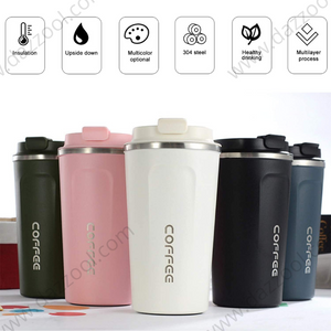 Thermal Travel Coffee Mug 510 ml Stainless Steel Double-Walled Insulated, Leak-Proof for Hot or Cold Drinks In Lebanon
