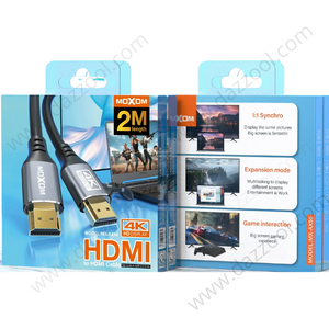 Moxom HDMI To HDMI Cable 4K HD Display 2M MX-AX55-dazzool.com Moxom HDMI To HDMI Cable 4K HD Display 2M MX-AX55-dazzool.com