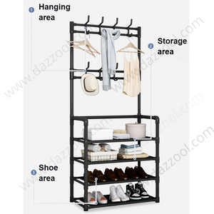 Shoes & Hat Rack Clothes Floor Hanger-dazzool.com Shoes & Hat Rack Clothes Floor Hanger-dazzool.com