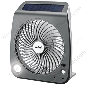 Sanford Rechargeable Solar Fan 2in1 SF6654RTF-dazzool.com Sanford Rechargeable Solar Fan 2in1 SF6654RTF-dazzool.com
