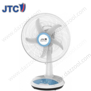 JTC Rechargeable Table Fan 14 inch 3-Speed 24 W JF-5401B-dazzool.com