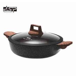 DSP Shallow Casserole 2.7L CA004-BS24-Black-dazzool.com DSP Shallow Casserole 2.7L CA004-BS24-Black-dazzool.com