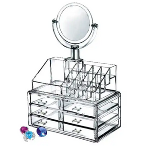 Cosmetic Storage Box With Mirror GW-818-dazzool.com Cosmetic Storage Box With Mirror GW-818-dazzool.com