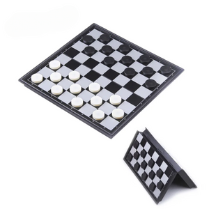 Chess & Checkers Magnetic Board Game QX9818-dazzool.com Chess & Checkers Magnetic Board Game QX9818-dazzool.com