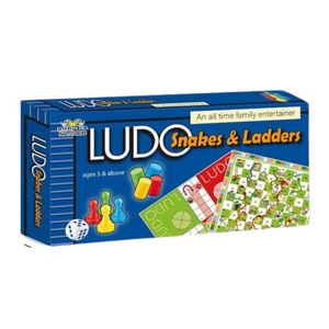 Ludo Snakes & Ladders 2 in 1 Board Game 2080C-dazzool.com