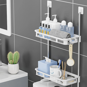 2-Layer Bathroom Shelf Organizer-dazzool.com 2-Layer Bathroom Shelf Organizer-dazzool.com