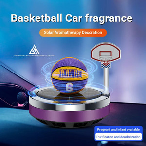 Car Air Fresher Aromatherapy Basketball Solar Turning Ball S-623-dazzool.com Car Air Fresher Aromatherapy Basketball Solar Turning Ball S-623-dazzool.com