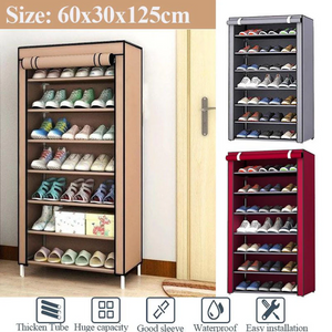 Multi-Layers Dustproof Fabric Shoe Rack Cabinet-dazzool.com Multi-Layers Dustproof Fabric Shoe Rack Cabinet-dazzool.com