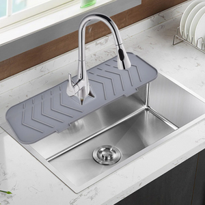 Foldable Silicone Kitchen Faucet Mat Splash-proof Faucet Drain Mat-dazzool.com Foldable Silicone Kitchen Faucet Mat Splash-proof Faucet Drain Mat-dazzool.com