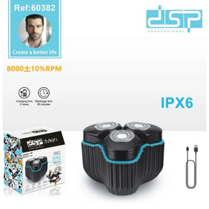 DSP Waterproof Rechargeable Hair Shaver 60382-dazzool.com DSP Waterproof Rechargeable Hair Shaver 60382-dazzool.com