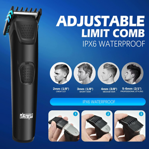 DSP Rechargeable Waterproof Hair Clipper 90384-dazzool.com DSP Rechargeable Waterproof Hair Clipper 90384-dazzool.com
