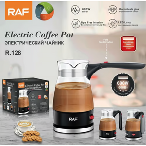 RAF Electric Coffee Pot Turkish Coffee Maker 500ml 600W R.128-dazzool.com RAF Electric Coffee Pot Turkish Coffee Maker 500ml 600W R.128-dazzool.com