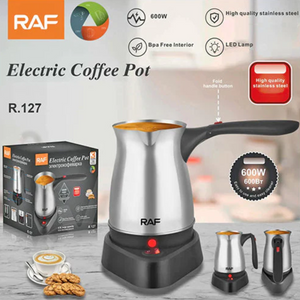 RAF Electric Coffee Pot & Tea Kettle 600W R.127-dazzool.com RAF Electric Coffee Pot & Tea Kettle 600W R.127-dazzool.com