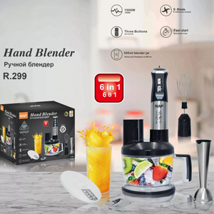 RAF 6-in-1 Hand Blender Set 1500W R.299-dazzoo;.com RAF 6-in-1 Hand Blender Set 1500W R.299-dazzoo;.com