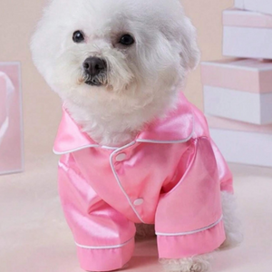 Silk Buttoned Pajama For Dogs And Cats, Suitable For Spring And Autumn Season www.dazzool.com Silk Buttoned Pajama For Dogs And Cats, Suitable For Spring And Autumn Season www.dazzool.com