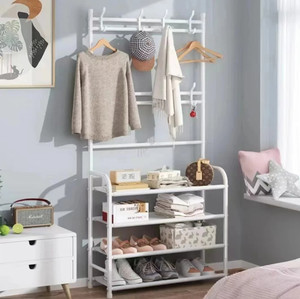 Multifunctional Coat And Shoes Rack Hanger www.dazzool.com Multifunctional Coat And Shoes Rack Hanger www.dazzool.com