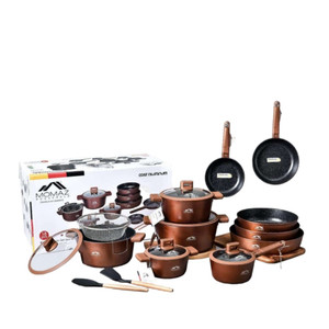 Momaz Berlin 18-Piece Cookware Set (SET018) www.dazzool.com Momaz Berlin 18-Piece Cookware Set (SET018) www.dazzool.com
