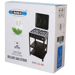 Deluxe Gas Stove with Cover and Storage Shelves - Model GL-004 www.dazzool.com Deluxe Gas Stove with Cover and Storage Shelves - Model GL-004 www.dazzool.com
