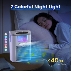 7 Colours LED Portable Mini Air Conditioner www.dazzool.com 7 Colours LED Portable Mini Air Conditioner www.dazzool.com