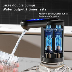 Portable USB Rechargeable Electric Automatic Pump Water Dispenser Double Pumps by dazzool.com Portable USB Rechargeable Electric Automatic Pump Water Dispenser Double Pumps by dazzool.com