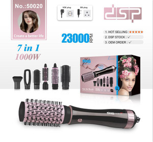 DSP 7-in-1 Multifunctional Hot Air Brush and Hair Styler Set  Model 50020 dazzool.com