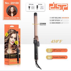 DSP 20108A hair curler Lebanon, جهاز تمويج الشعر DSP, ceramic curling wand Beirut, افضل جهاز تجعيد الشعر لبنان, DSP electric hair curler