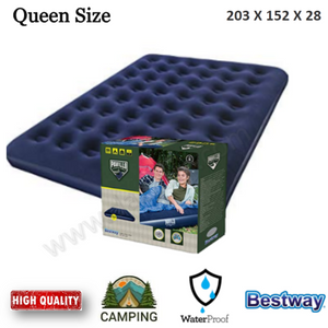 Pavillo Airbed, Camping Air Mattress, Blue Queen Size 203 X 152 X 22 cm -  - dazzool.com Pavillo Airbed, Camping Air Mattress, Blue Queen Size 203 X 152 X 22 cm -  - dazzool.com
