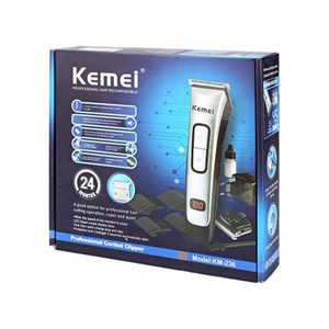 Kemei KM - 236 Professional Electric Hair Clipper Cordless&Rechargeable 220-240V Hair Cutting Machine Hair Trimmer With 4 Comb -  - dazzool.com