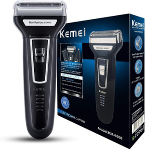 Kemei 3 in 1 Rechargeable and Cordless Electric Shaver & Nose Trimmer & Hair Clipper km-6558 -  - dazzool.com