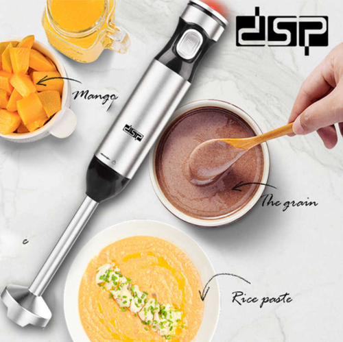 DSP KM1052 Food Mixer 1000W Electric Hand Held Blender Protable Stainless steel - DaZzoOL