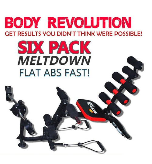 Gym AB Six Pack Care Total Body Gym Station Exercise Bench - DaZzoOL