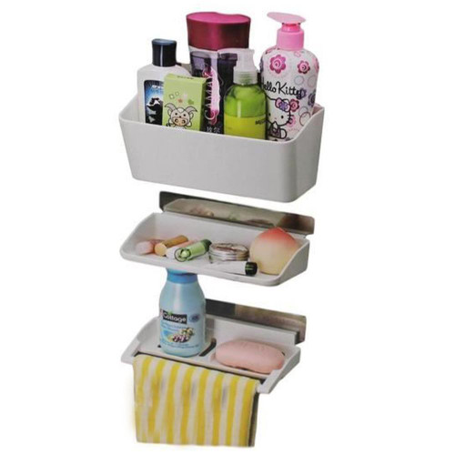 Removeable Multi-Functional Storage Wall Rack-dazzool.com