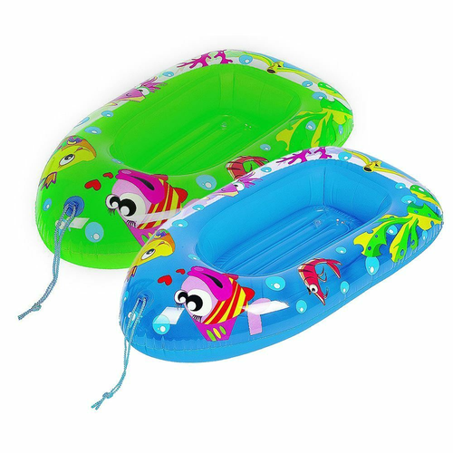 Inflatable kids sea life pool floating beach water boat -  - dazzool.com