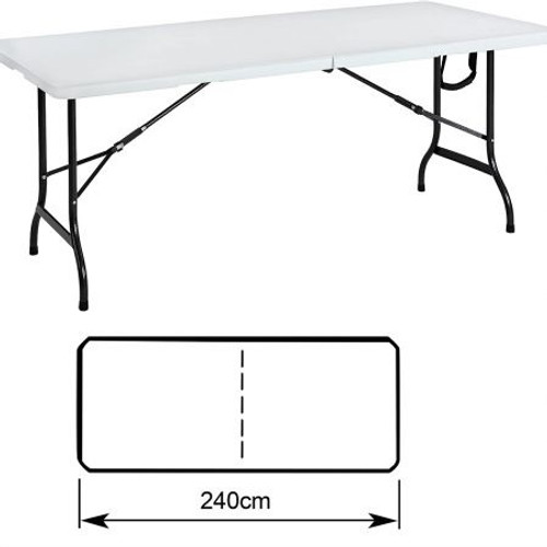 Folding portable camping table 240cm