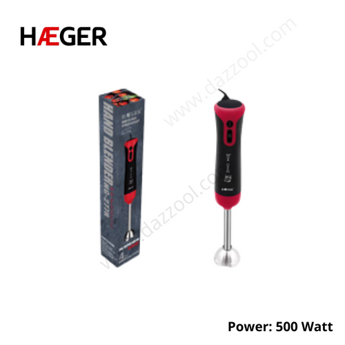 buy Hand blender 500W Haeger HG-277R by dazzool.com