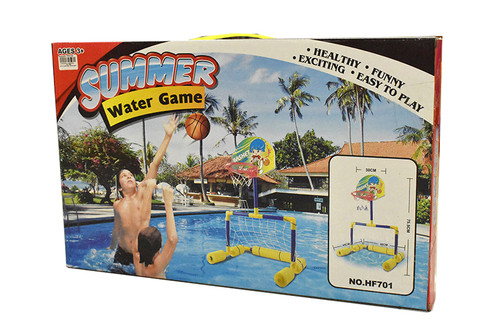 Summer water game 2in1 basketball football set