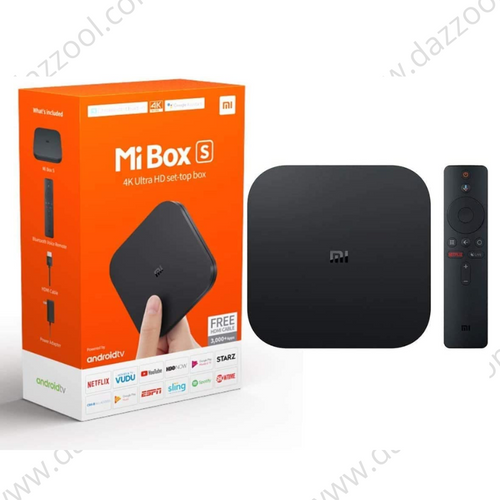 Mi Box Original 4K Ultra Hd Android Tv With Google Voice Assistant & Direct Netflix Remote Streaming Media Player-dazzool.com