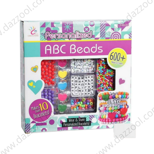 Personalized ABC Beads Bracelets-dazzool.com