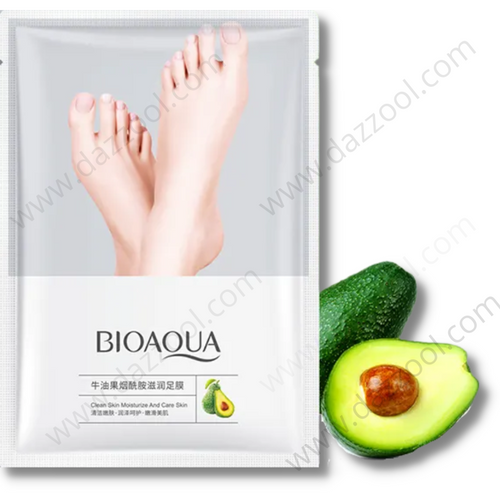 Bioaqua Avocado Oil Socks Moisturizing Foot Mask BQY65952-dazzool.com