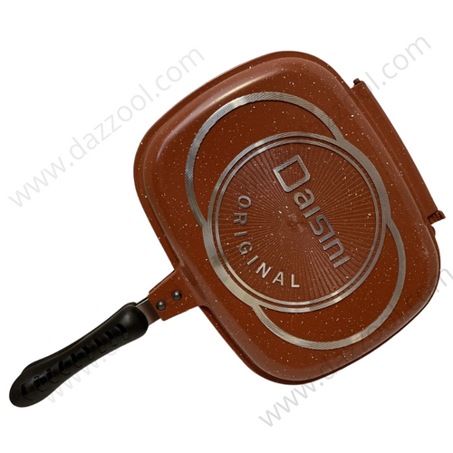 Master Star 36/40cm Double Sided Fry Pan Die-Casting Grill Pan Non