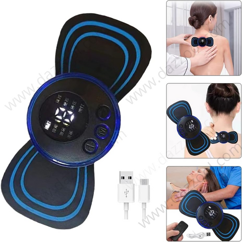 Rechargeable EMS Patch Massager 8 Modes & 19 Strenght Levels-dazzool.com